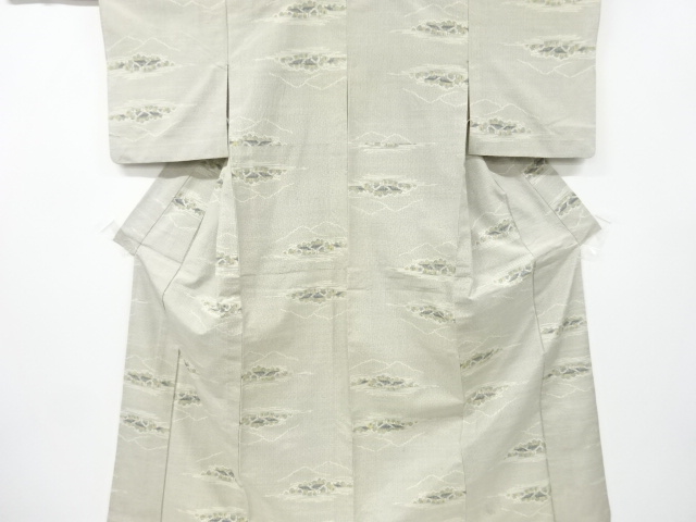 JAPANESE KIMONO / ANTIQUE HITOE KIMONO / SILK / TOKAMACHI TSUMUGI / WOVEN HOUSE